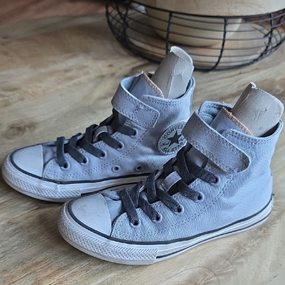 Converse Kids High-Top Sneakers - Gray